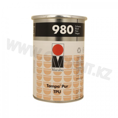 TPU 980 Краска для тампонной печати на предварительно обработанных полиэтиле и полипропилене, металлах и лакированных поверхностях   TPU 980  (черный)