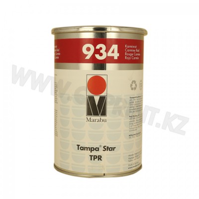 TPR934 Тампонная краска для печати по полистеролу ABS- и SAN-пластикам, поликарбанату, акриловому стеклу, жесткому ПВХ и лакированным поверхностям TPR934  кармин красный